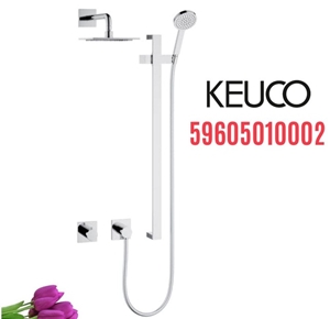 Keuco Ixmo 壁挂式淋浴套装带滑动装置...