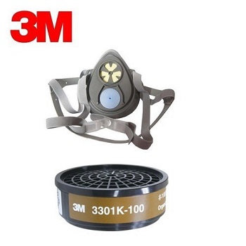 3M 3100口罩呼吸器套装和过滤器3301K-100